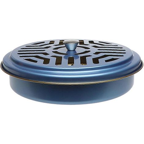 Porte-encens anti-moustiques rond, plat multifonction résistant à l'eau, support pour spirale anti-moustique. (1/4)