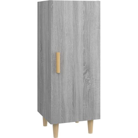 Credenza cassettiera mobile contenitore organizer cucina soggiorno salotto sonoma 345 x 34 x 90 cm legno ingegnerizzato grigio 020036327