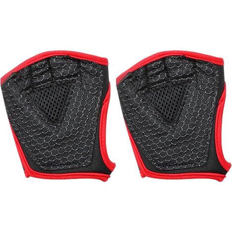 Guantes de entrenamiento para mujer，manoplas transpirables para levantamiento de pesas，guantes de gimnasio de medio dedo，resistentes al sudor (1/5)