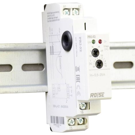 Relè di monitoraggio 1 scambio Rose LM PRI-52 1 pz.
