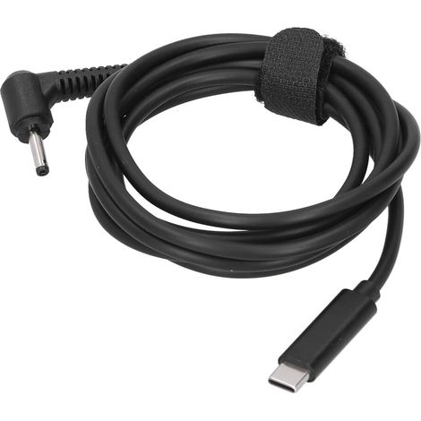 Ein USB-C-Ladekabel, das mit den meisten Laptops kompatibel ist, leistungsstarkes 65W PD-Schnellladen unterstützt und sich durch sein geringes Gewicht für eine einfache Aufbewahrung auszeichnet.