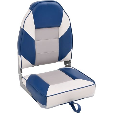 vidaXL Silla de barco con respaldo alto plegable 39x43x58 cm (1/2)