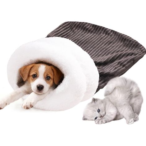 Sac de couchage pour chat grotte douce et chaude pour chiot (1/5)