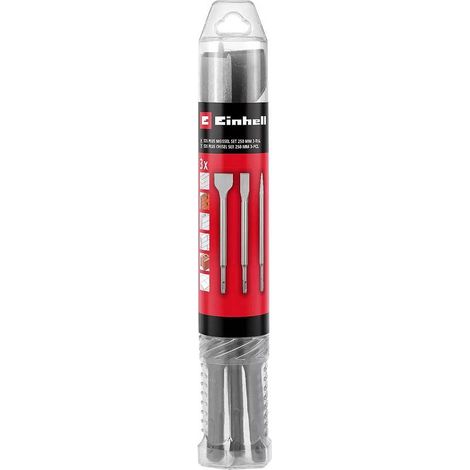 Cinceles einhell sds plus 3 piezas 250 mm resistentes