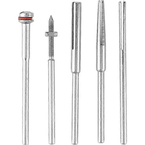 Lot de 5 pinces pour papier de verre, support fendu, outil de ponçage pour la fabrication de bijoux (1/5)