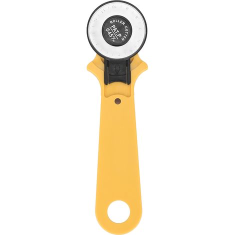 Cutter rotatif 45mm avec lame flexible pour tissu et cuir, outil de coupe pour artisanat et couture (1/5)