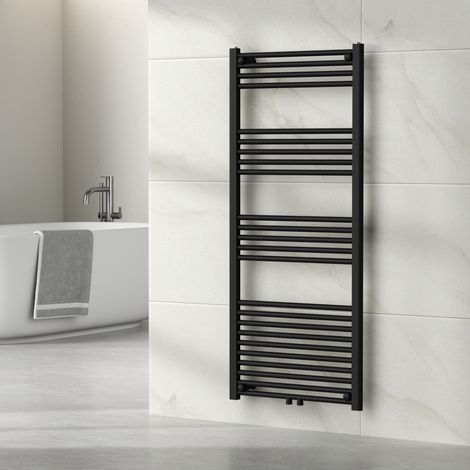 Handtuchheizkörper Voss 140x60 cm Schwarz [neu.haus]