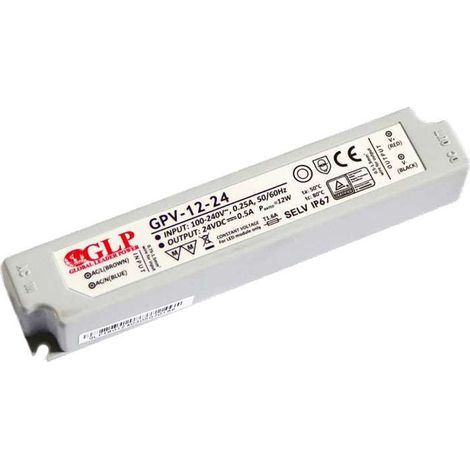 Barcelona Led – Alimentation à décalage 12V 1A – Transformateur à découpage IP67 – Boîtier plastique pour montage mural – 12W pour éclairage LED