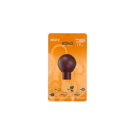 Tenda Terminale Asta Metallica 19 mm Garona 06 Nero 420150061