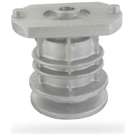 Cubo de cuchilla para cortacésped CASTELGARDEN, MAC GARDA - Sustituye a los números de pieza originales 122465607/0, 122465607/1, 122465607/2, 122465607/3, 122465607/4 - altura 68 mm, orificio central