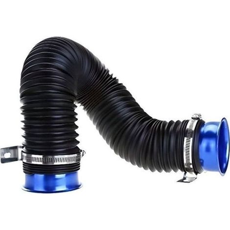Manguera flexible de admisión de aire de 75 mm (3 pulgadas), manguera de admisión de agua, manguera adaptadora de aluminio multitubo, 90 cm