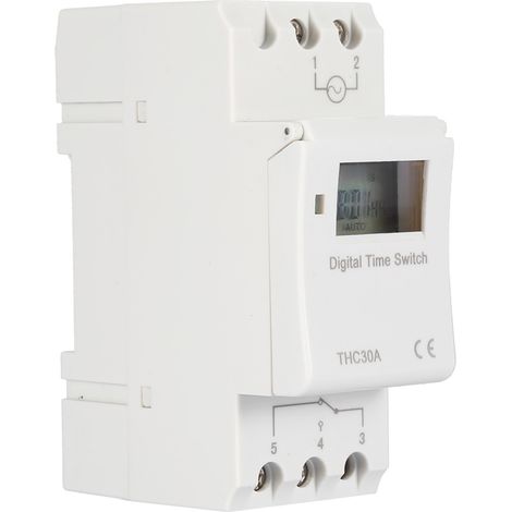 THC 30A Digitaler Zeitschalter, programmierbarer elektronischer Zeitschalter (12V) (1/5)