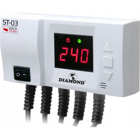 CONTROLADOR DE BOMBA DE CALEFACCIÓN Y ACS PANTALLA LED ST-03 (1/2)