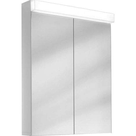 Schneider LOW Line Armoires de toilette LED, 2 portes 30/30cm,