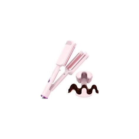 Boucleur a Cheveux 3 Tete, 32MM Fer à Friser-Grandes Boucles, 4 Températures Réglables, Anti-Brûlure, Convient aux Débutants,Fer a Friser Boucler pour Cheveux Longs Courts, Styliseur de Vagues (1/5)