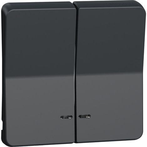 enjoliveurs - 2 demi - gris - mureva styl - schneider electric mur34205