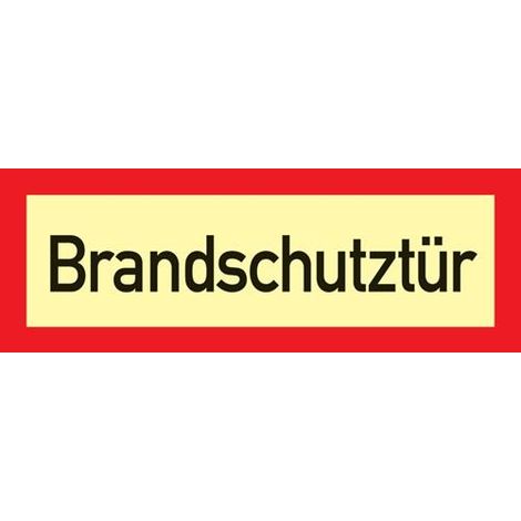 Brandschutzzeichen DIN 4066 L297xB105mm Brandschutztür Folie (1/3)