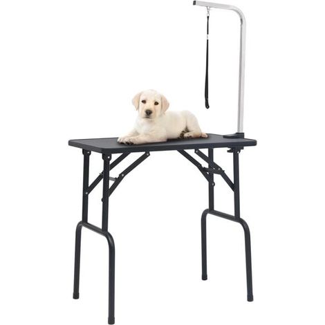 Table de toilettage pour chien réglable avec une boucle (1/4)