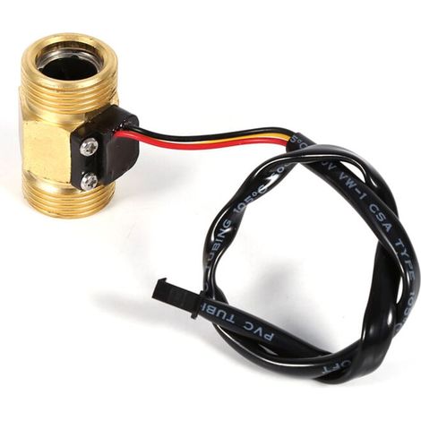 Wasserzähler und Zubehör, G3/4"-Flüssigkeitsdurchflusssensor, Hall-Effekt, 2 l/min bis 45 l/min, maximaler Wasserdruck 1,75 MPa, DN20 mm (1/4)