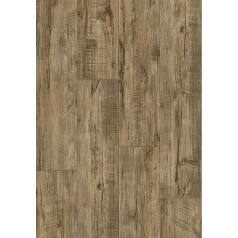 Mexen El Paso échantillon de panneaux vinyles 1240 x 182 mm SPC 6,5 mm, sous-couche IXPE 1,5 mm, 4 V-Fuga, Noyer - F1069-S (1/2)