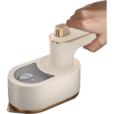 Reisebügeleisen: 40 W tragbares Mini-Dampfbügeleisen mit 50 ml Wasser, faltbares Dampfbügeleisen, 30 s schnelles Aufheizen, tragbare Bügelmaschine für unterwegs und zu Hause (weiß)