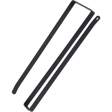 Armoire de cuisine en acier porte-rouleau de papier porte-serviettes en papier cintre organisateur de rangement noir (1/5)