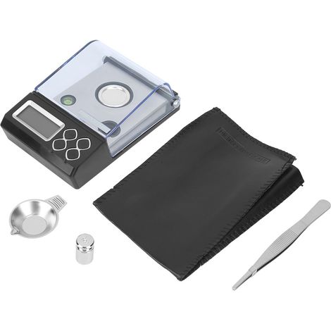 Balance de poche numérique miniature de haute précision, balance électronique pour laboratoire, balance de bijoux en diamant (20/0,001 g)-AquaForge (1/5)