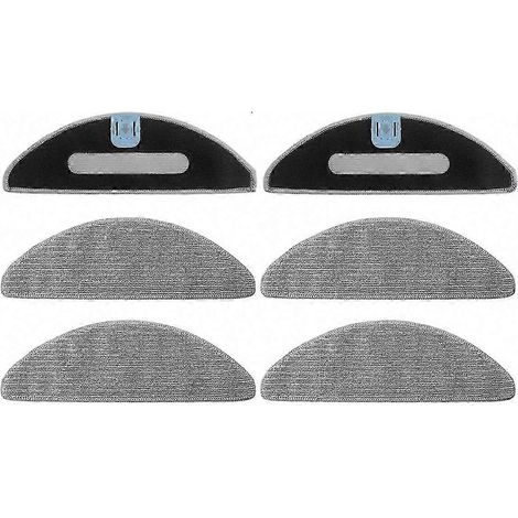 6 Chiffons de Rechange Lavables en Microfibre pour iRobot Roomba Combo i5, i5+, j5, j5+ — Lot de 6 Serpillères Réutilisables pour Robot Aspirateur (1/4)