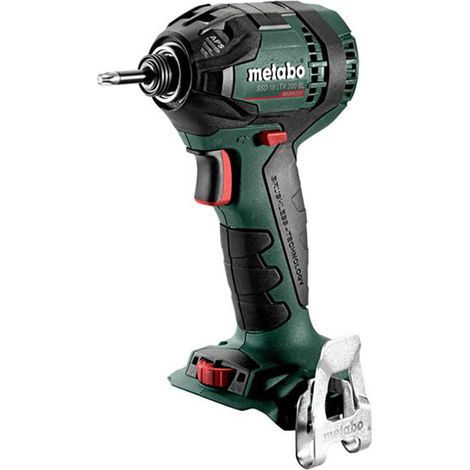 Metabo SSD 18 LTX 200 BL 1/4" Impact Driver Body Only & Metaloc Case (1/5)