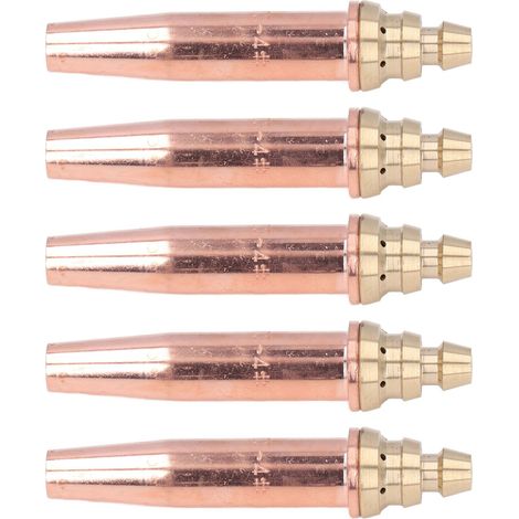5 embouts de coupe fendus G03-4 pour chalumeau propane isobarique, buses de soudage au gaz, pièces consommables de torche machine (1/5)