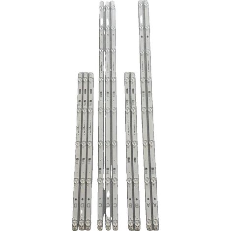 Ruban LED, Matériau en Aluminium, Dimensions de 780mm et 486mm, Compatible avec Divers Modèles de Téléviseurs, Source de Lumière LED, Dimmable (1/5)