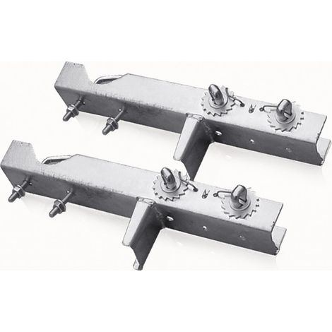 Cerclage double galvanisé pour cheminée – Fixation antenne TNT – Dimensions 12x35cm – Résistant aux intempéries – Hdsat (1/2)