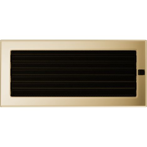 Vent Cover 17x37 gold - plated with blinds (1/4)