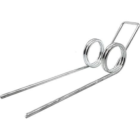 10PCS - Ressort De Torsion - Acier À Ressort - Mécanisme De Rebond Stable Pour Réparation Automobile Et Industrie - Argenté - 1,0x40mm (1/5)