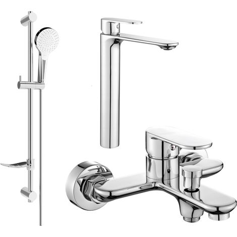 Mexen Milo DF05 set da bagno, cromato - 71313DF05-00 (1/4)