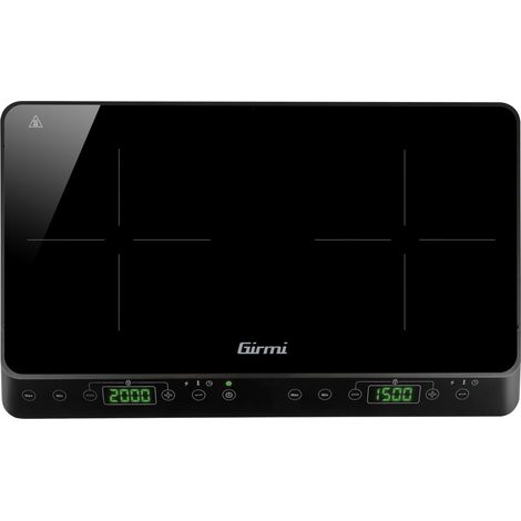 Fornello a Induzione Doppio Girmi PI51 3500 W Potenza 2000W+1500W (1/2)
