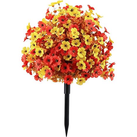 pour fleur en Soie 55cm, pour déco Mariage Extérieur pour fleur en Soie 55cm Réaliste Résistante UV pour Mariage et Décoration Extérieure de Jardin (1/5)