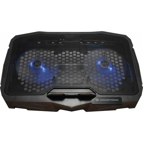 Conceptronic THANA07B Llaptop-Kühlpad 43,2 cm (17") Schwarz (1/3)