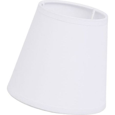 Petit abat-jour blanc  Hauteur 11,5 cm