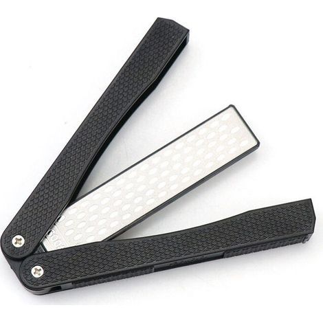 Lime diamantée pliante double face pour affûter les lames, sécateurs, burins