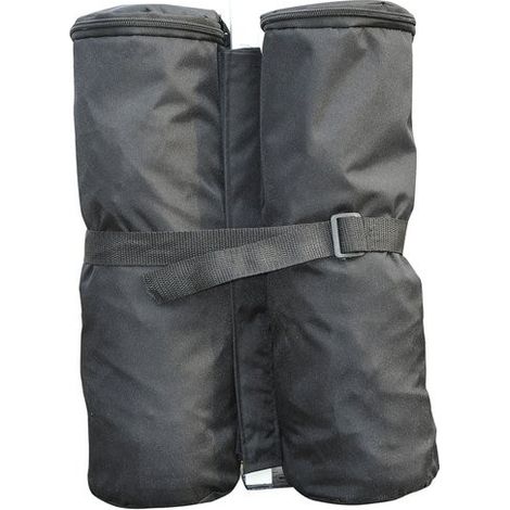 Sacs de lestage pour pieds de tente ou barnum BAGI noirs (1/5)