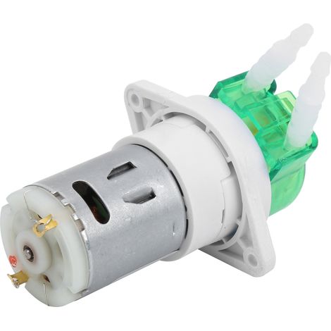 Mini pompe péristaltique CC pour liquides, doseuse d'eau avec tube en silicone pour aquarium et jardin, 24 V CC (1/5)