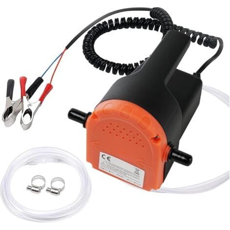 Pompe à Huile Diesel, Pompe Electrique Vidange Huile Moteur 12V 80W Pour le Changement de Diesel D'extracteurs de Fluide de Voiture, Huile Moteur (1/5)