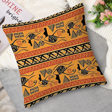 Housse de coussin style bohème, coloré (1/5)