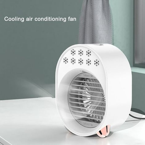 Climatiseur, climatiseur portable, rafraîchisseur d'air, climatiseur évaporatif, ventilateur de bureau, mini climatiseur (1/5)