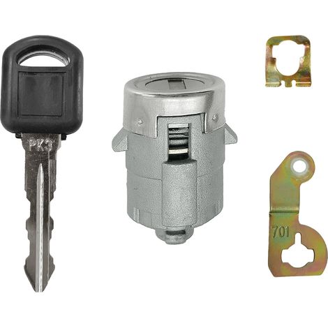 Compatibile con Cadillac, Chevrolet, Buick - Kit cilindro serratura portiera sinistra auto - Ricambio auto 15298924