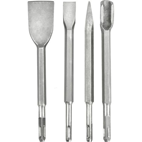 Burin SDS Plus 250 x 75 mm, ciseau à carrelage coudé, outil de décollement pour céramique, bent scraper pour retirer les carreaux