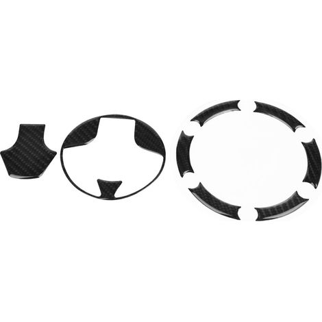EBTOOLS für ER6N Tankaufkleber, Autoaufkleber, Tankdeckelabdeckung aus Kohlefaser, Emblemaufkleber, Autodekoration.