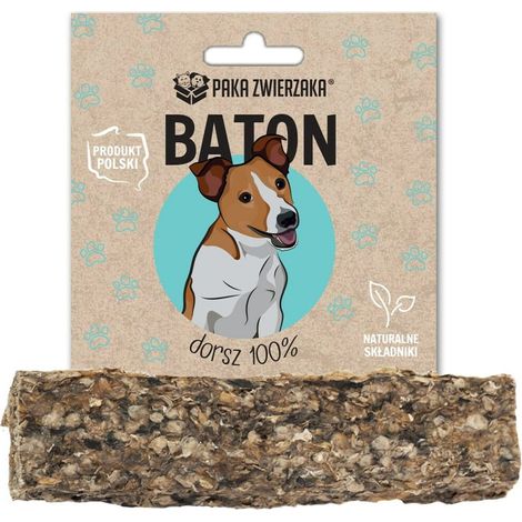 Snack per Cani Paka Zwierzaka Cod Bar 12 cm Pesce 28 g
