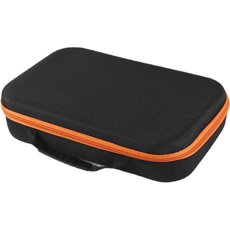 Werkzeugtasche aus Oxford-Gewebe, tragbarer Werkzeugaufbewahrungskasten mit Griff, Werkzeugtasche mit Reißverschluss, großes Fassungsvermögen, rechteckig, orange (1/5)